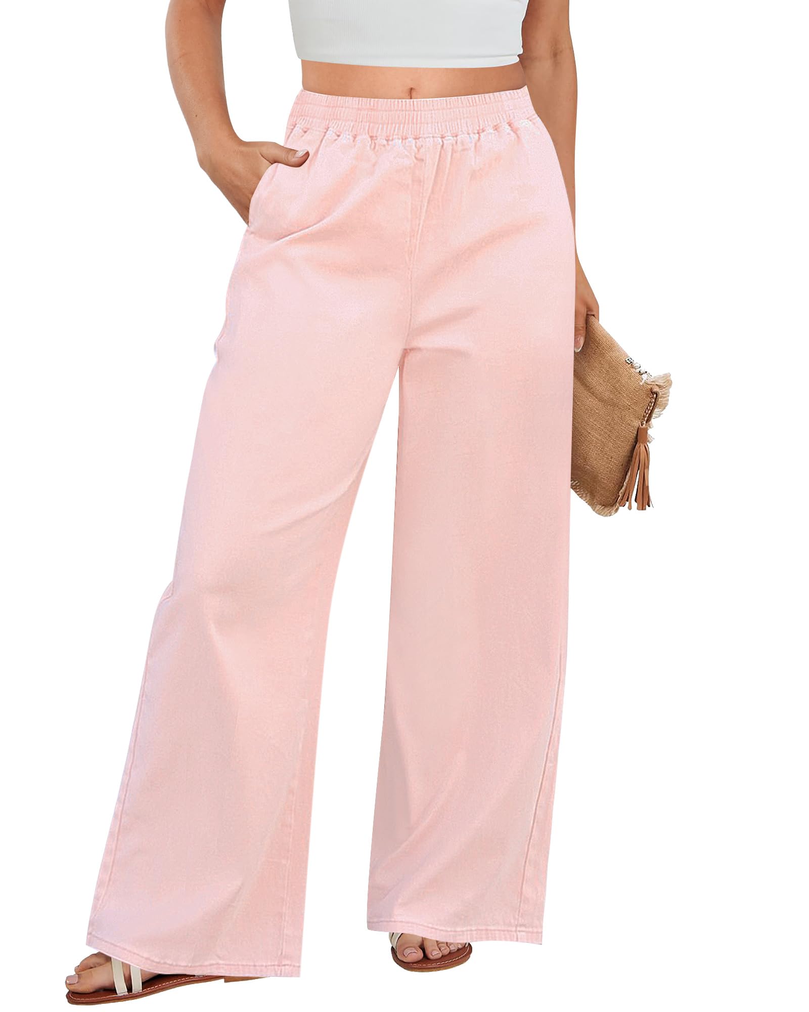 Women’s Chambray Wide Leg Pants