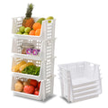 Stackable Plastic Storage Bins