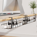 2-Pack Under Desk Cable Management Tray