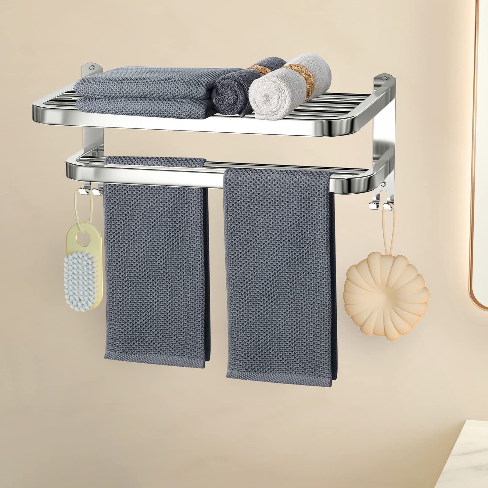 Wall-Mounted Bathroom Towel Rack