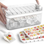 Ice Cube Tray with Lid and Bin