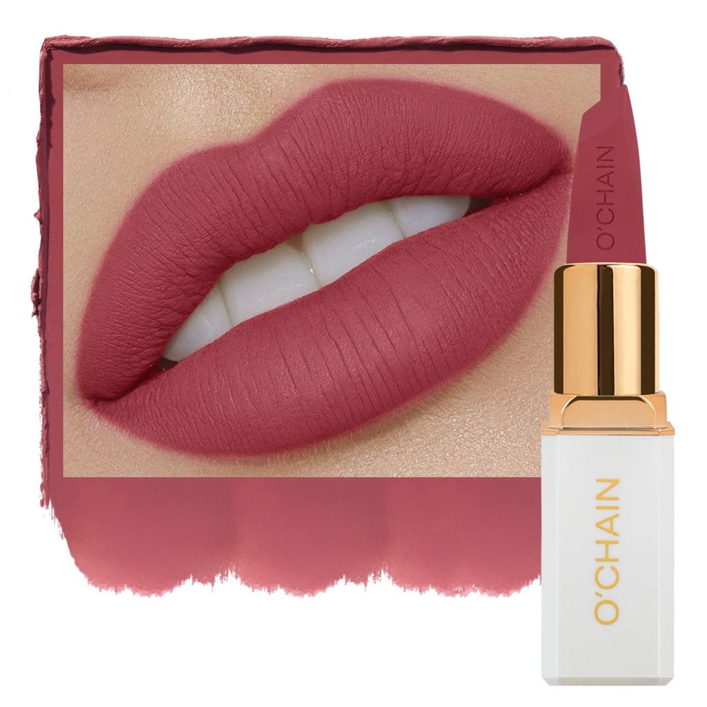 Long-Lasting Matte Red Lipstick