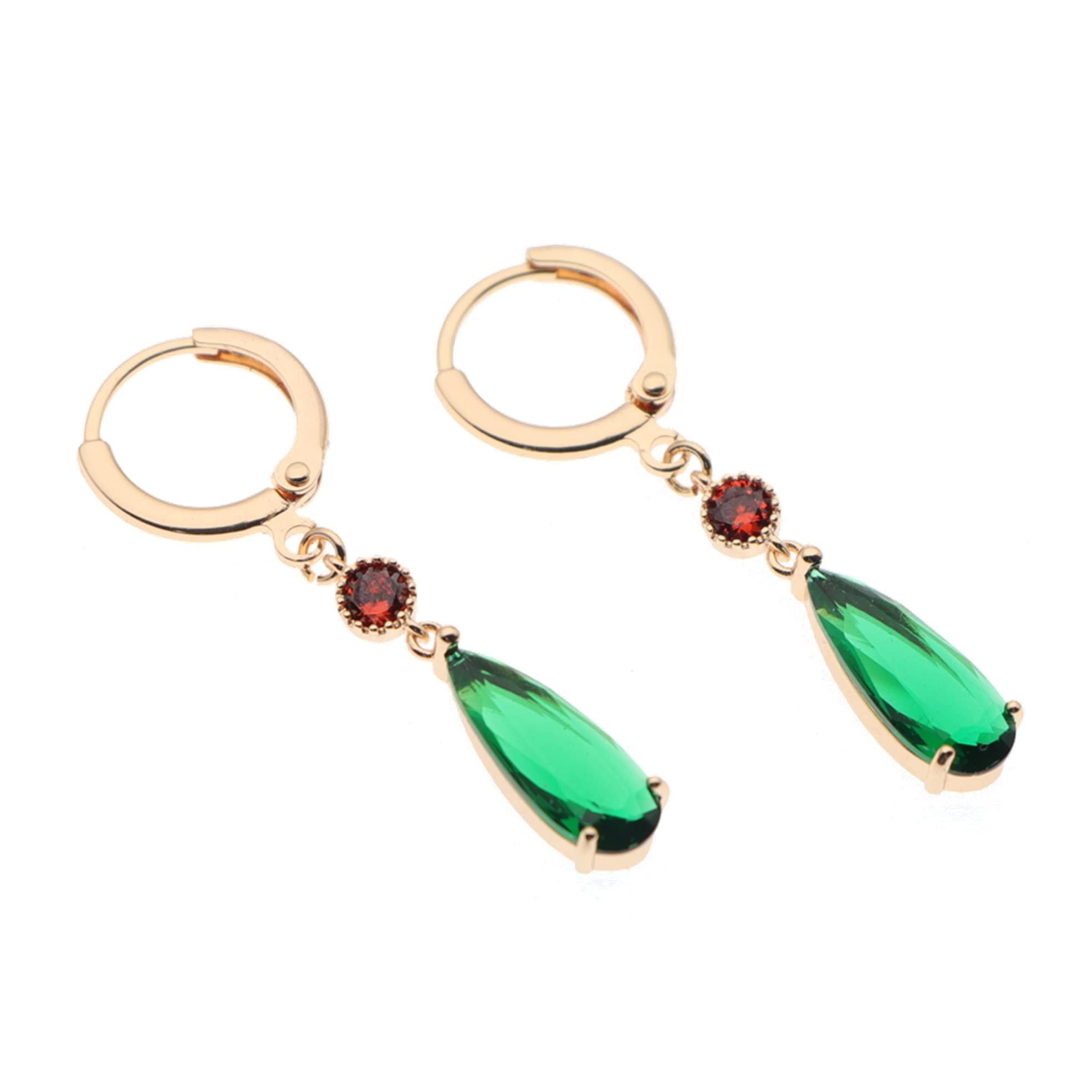 18K Gold Huggie Hoop Earrings