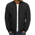 Diamond Quilted Bomber Jacket