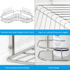 Corner Shower Caddy Shelf