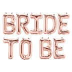 She Said YES Rose Gold 16" Balloon Banner | Multiple phrases!